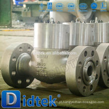 Válvula de retenção de aço moldado de alta pressão Didtek com flange